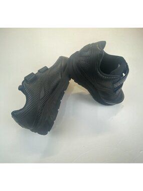 Brooks Women's Size 8.5 Addiction Walker V-Strap Triple Black Walking Shoes